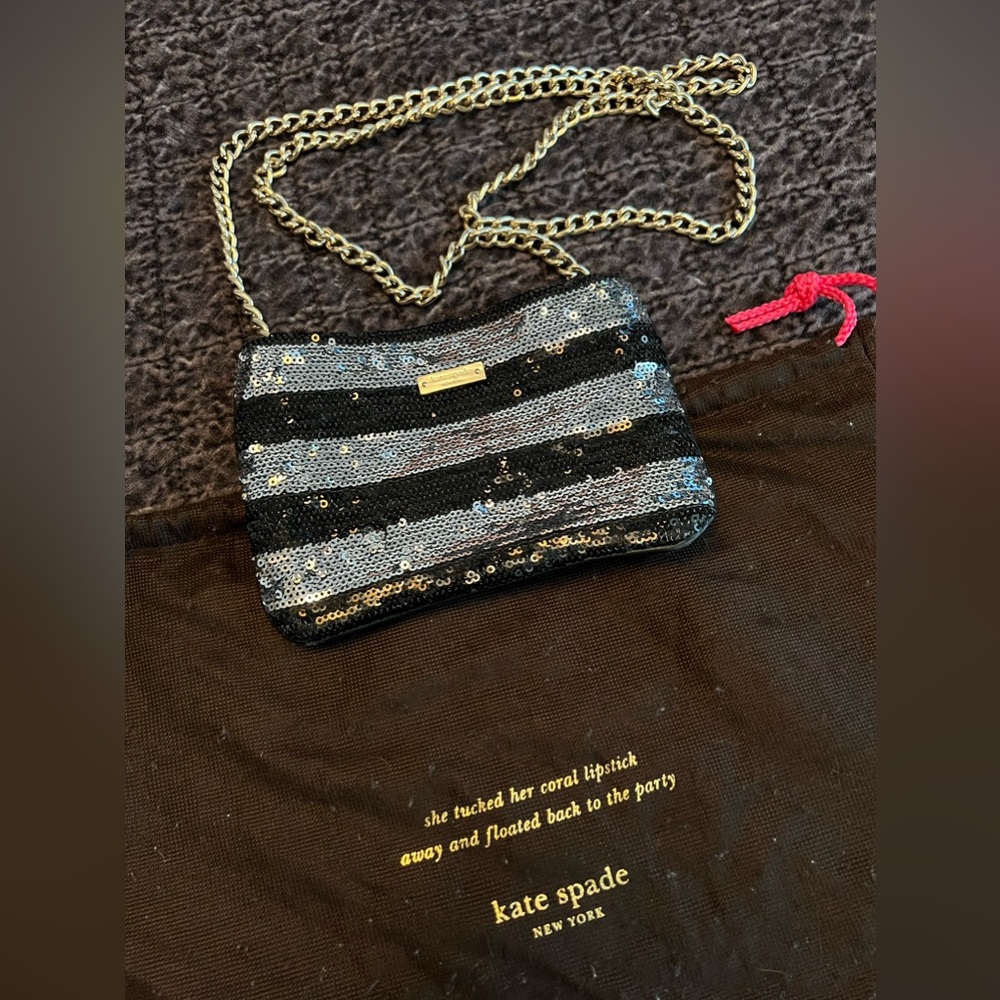 Kate Spade Sequined Bag With Chain - image 4